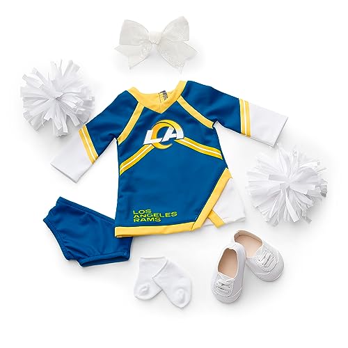 image for American Girl Los Angeles Rams Cheer Uniform 18 inch Doll Clothes with