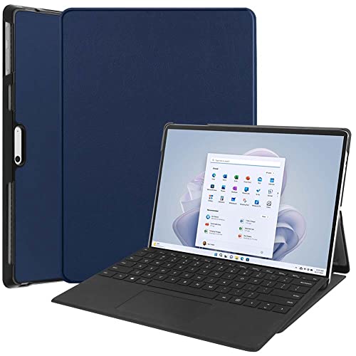 Kepuch Couro-PU Capas Bolsas Estojos para Microsoft Surface Pro 9 - Azul