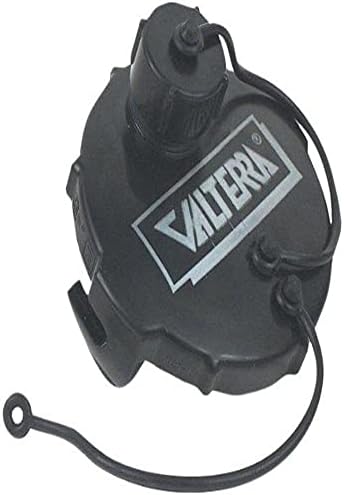 Valterra T1020-1 Waste Valve Cap - 3" with Capped 3/4" GHT, Black