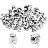 HSUYUN 50 Pièces Ecrous Borgnes M6 Inox 304, Ecrous Hexagonaux DIN1587, Cache Ecrou Boulon...