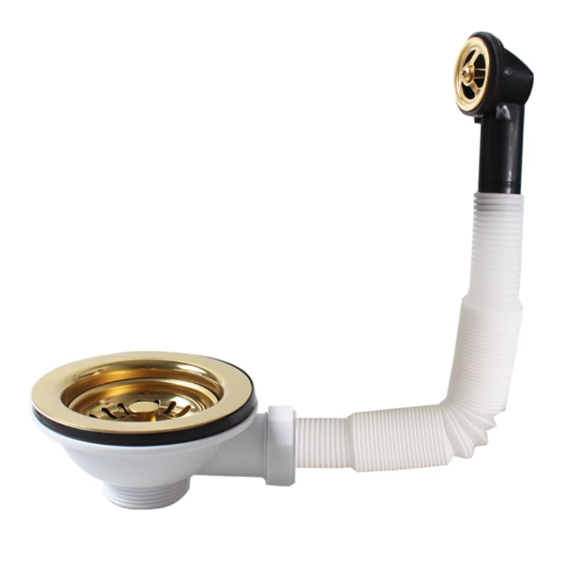 Bonde d'évier en acier inoxydable SUS304 durable Talea avec trop-plein 114mm