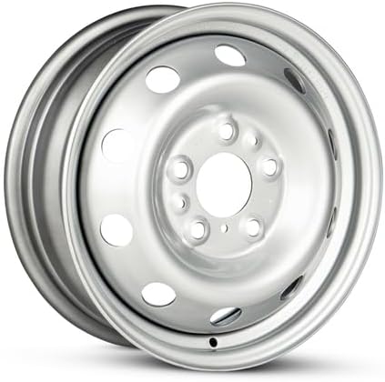 New OEM Replacement Wheel for 2014-2023 Dodge Promaster Van 3500 16x6 inch Steel Rim Painted Silver Fit LT215/75R16