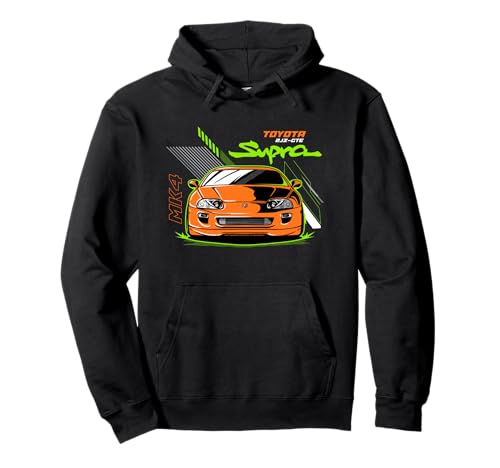 Toyota Iconic 2JZ-GTE Supra MK4 Neon Big Chest Logo Pullover