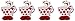 6" Mini Mad Hatter Tea Party Centerpiece Decorations, 4ct