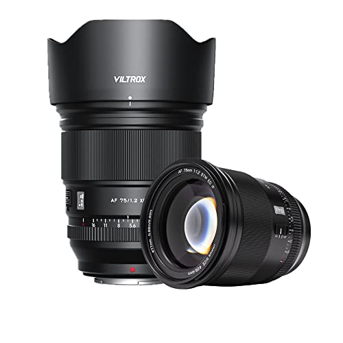 Amazon.co.jp: VILTROX AF 75mm F1.2 XF カメラレンズ 大口径