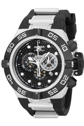 Invicta Men's 6564 Subaqua Noma IV Stainless Steel Watch With Black Polyurethane Band