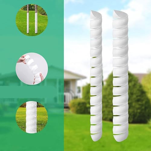 Protection de tronc d'arbre spirale plastique PP extensible 3 tailles