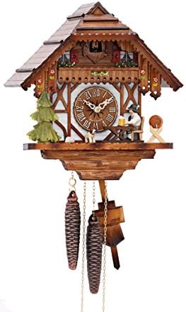 Original Black Forest Chalet Cuckoo Clock 1-day-movement Chalet-...