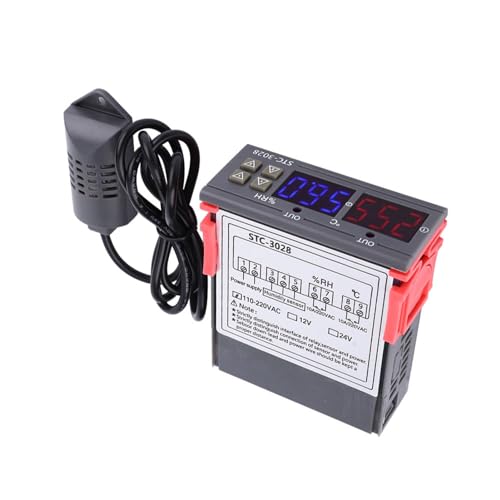 Termostato Com Display Digital STC-3028 para Comutação Automática de Dispositivos de Refrigeração e