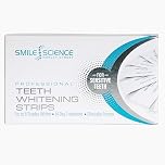 Smile Science Harley Street Professional Teeth Whitening Strips for Sensitive Teeth - Peroxide-Free Formula Removes Coffee & Wine Stains - Enamel Safe, Vegan, Mint Flavour - 28 Strips (14 Treatments)