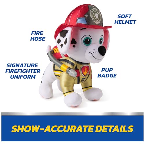 Paw Patrol Fire Rescue Marshall Plush Stuffed Animal Toy - image 3