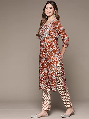 Image of anubhutee Women's Cotton Kurta set