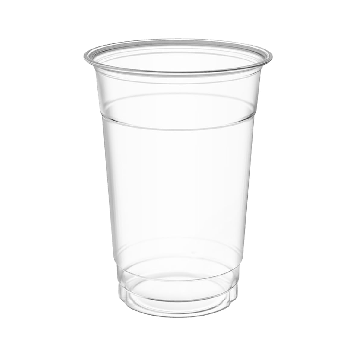Clear Plastic Cups 16 oz Ultra Clear PET - Iced Coffee Cups Disposable Plastic Cups 16oz Crystal Clear Cups for Iced Coffee Boba Tea Cold Cup [40 Pack]