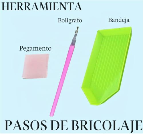 Pintura con diamantes 5D de dibujos animados para decorar tu hogar con arte 3