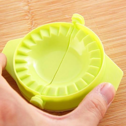 Image of Plastic Momos Maker, Small Size Momos Maker Kit, Garijalu Maker Tools, Gujiya /Gujia Karanji Momos Maker Mould Machine Cooking Tool Multicolor (2 PCS)