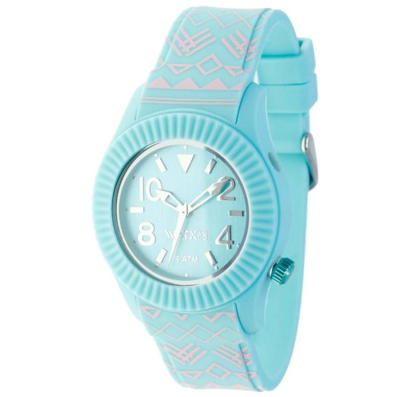 SMIORAS Reloj de Pulsera Watx and Co Watx and Colors RWA3040+COWA3094 Analógico para Unisex Color Azul