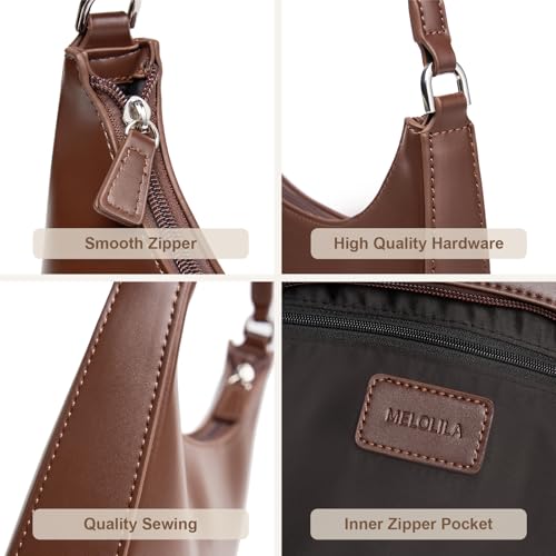 Image of Crescent Bag Shoulder Bag Trendy Purses for Women 2026 with Zipper Closure