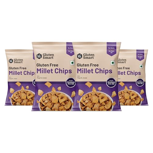 Image of Lo Foods Gluten Free Millet Ragi Chips 75g x 4