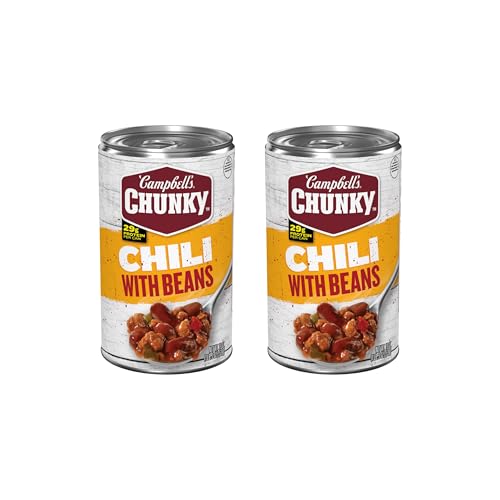 Image of Campbell's Chunky Chili with Beans Roadhouse, 19 oz. Can (Pack of 2)