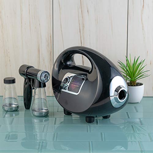 Naked Sun Fascination Spray Tan Machine Kit with St. Tropez Professional Sunless Tanning Solutions with Disposable Spa Feet and Black Pop Up Tanning Tent Bundle (6 Items) - Thumbnail 2
