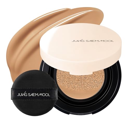 Image of JUNG SAEM MOOL Essential Skin Nuder Cushion | Natural Finish, Buildable Coverage Cushion Foundation by Korean Makeup Artist (Mini, 0.17 Fl Oz), 26W Oat
