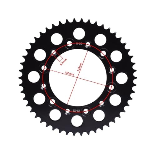 Pignon avant et arrière 520 pour moto Honda CRM125 et XR250