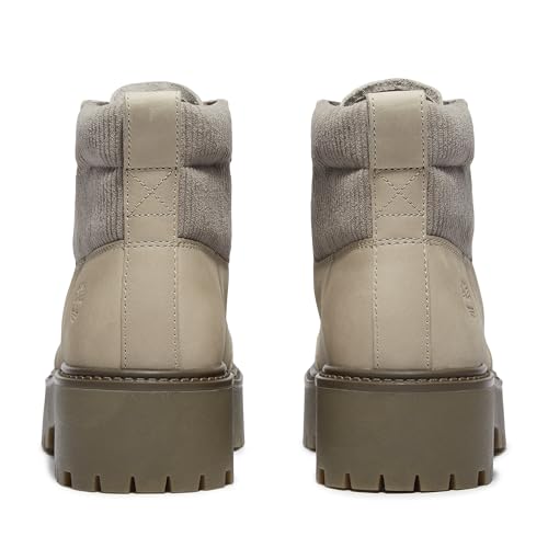 Timberland Timberland Women's Stone Street MID LACE UP BOOT, GREY, 8 Medium