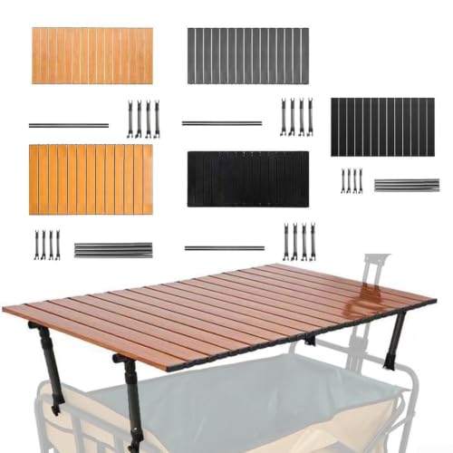 Table de camping pliante réglable en hauteur : buffet de jardin