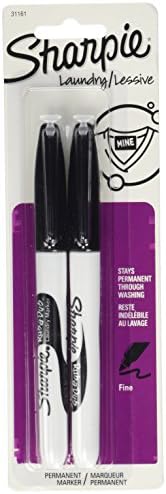 Sharpie Rub-a Dub Laundry Markers Black, 2pk