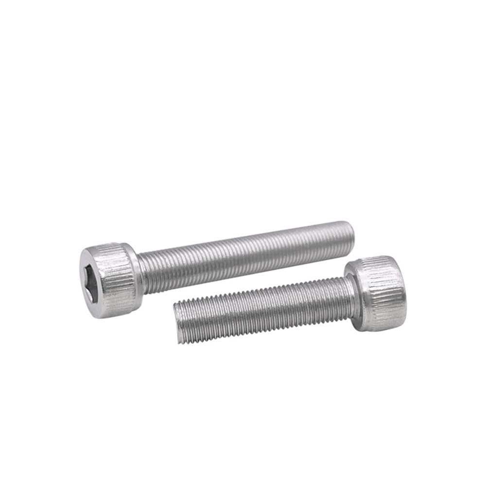 Rosca fina m3 - m12 ss304 tornillos hexagonales de acero inoxidable tornillos de cabeza cilíndrica din912 (M12-1.25 x 30 mm, 5 unidades)