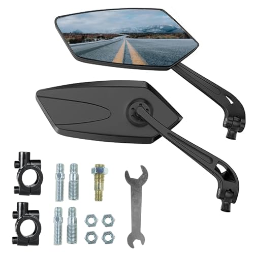 1 Pair Bike Mirrors, Motorcycle Cycling Rearview Mirror, 360 Degree