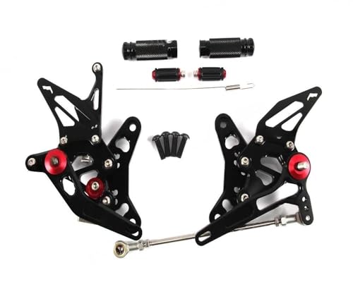 Commandes reculées moto SV650 en alu taillé masse : précision et robustesse de pilotage