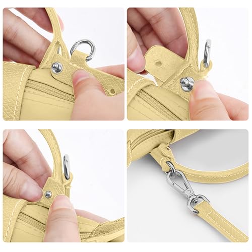 Image of Jiesinlov Leather Bag Shoulder Strap Replacement Crossbody Adjustable Conversion Kit Fit for Mini Pouch