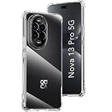 USTIYA Case for Huawei Nova 13 Pro Clear TPU Four Corners Military-Grade Protection Cover Transparent Soft funda