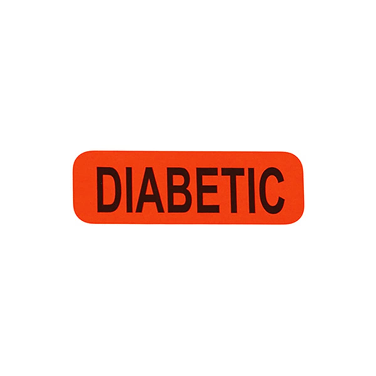 Diabetic Healthcare Labels Lot de 500 étiquettes 1,5 x 3,8 cm