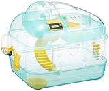 マルカン 2階でくるくる グリーン ハムスター用 M サイズ