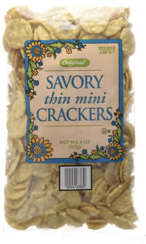 Trader Joe’s Savory Thin Mini Rice Crackers 8 oz (Gluten Free)