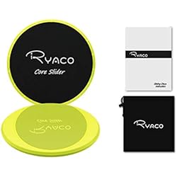 Ryaco 2X Discos Deslizantes para Fitness Abdominales con Bolsa de Transporte –Discos Doble Cara Deslizantes para Hogar, Yoga, Fitness, Pilates, Ejercicios de Cuerpo – Moquetas y Solería 4 Ryaco 2X Discos Deslizantes para Fitness Abdominales con Bolsa de Transporte –Discos Doble Cara Deslizantes para Hogar, Yoga, Fitness, Pilates, Ejercicios de Cuerpo – Moquetas y Solería (Amarillo)