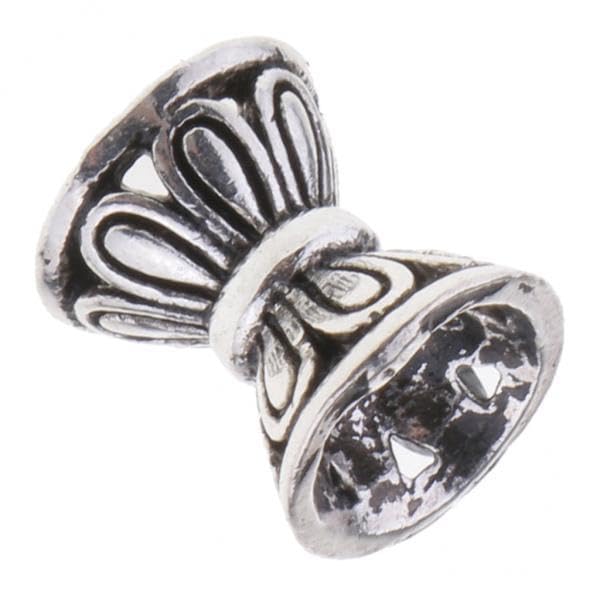 SNAPPSY 4x925 Sterling Silver Lotus Flower Spacer Beads Jewelry Making Charms findings-picture-18