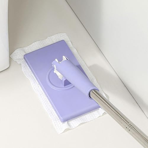 Spizummp Bodenwischer, flacher Staubwischer, automatischer Tuchwechsel, Reinigungsmopp-Set, Hartholzbodenwischer, trockener und nasser Wischmopp für , Hartholz, Laminat, Fliesen – Bild 8