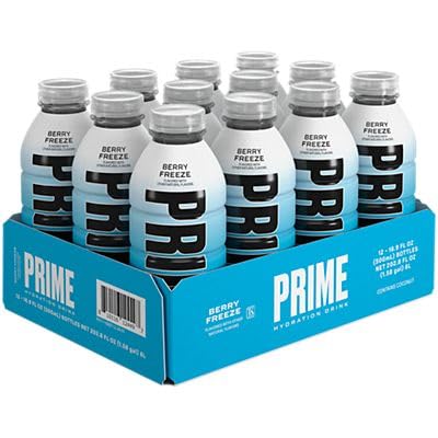 Prime Hydration Berry Freeze Flavour 500ml (Pack of 12) | Electrolyte-Rich Drink for Ultimate Hydration | Zero Calories | Hydrate Anytime