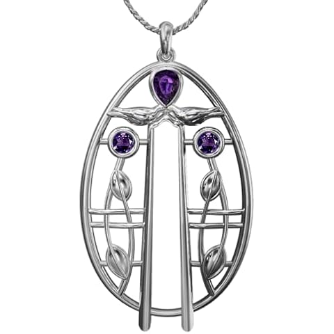 Cairn CHARLES RENNIE MACKINTOSH Silver Pendant Necklace Cover