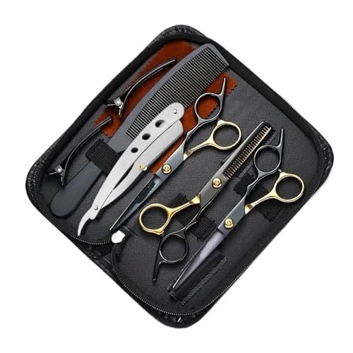 Ciseaux coiffure 6,5 pouces contre les pointes fourchues outils amincissants professionnels