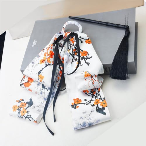 Fiegcit ヘアピン リボン結びカチューシャ 女性弓頭飾り ヘアピン 着物 和風 夏祭り (Y)