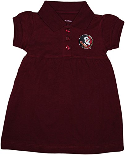 Creative Knitwear Florida State University Seminoles Polo Dress/Bloomer Garnet