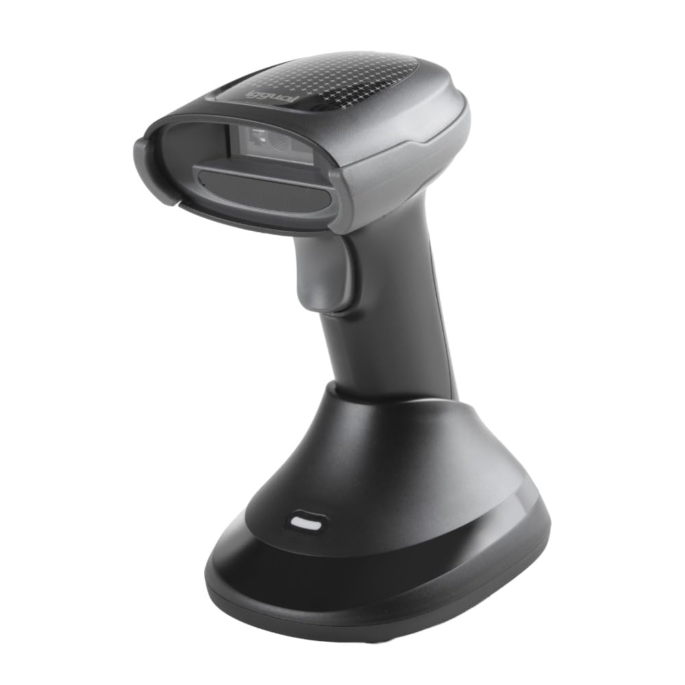 iggual Lector código barras 2D Bluetooth 2.4G base