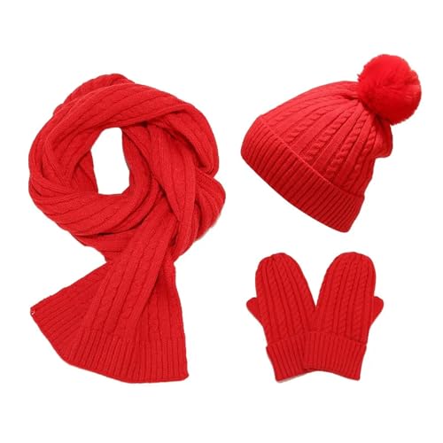 Gorro y bufanda de invierno con guantes para paseos y nieve 2