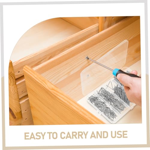 Image of Versatile Hardware Nails Kit for Picture Frames Wall Mounting Drywall Decorative Nails Easy Storage