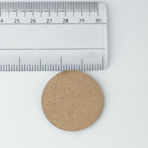 Image of Hair Band Making Materials - Elastic Hair Bands, Lock Connectors & MDF Round Base Discs | DIY Hair Accessories & Complete Making Kit (Multiple Options Available) (20, Hair Band, Connector & 1.5 Inch MDF Combo)