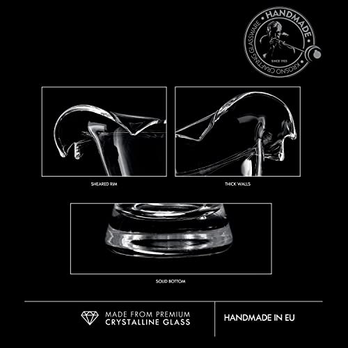 KROSNO Hoge Glazen Vaas voor Bloemen | 270 mm Hoog | Wave-collectie | Perfect voor Thuis, Restaurants en Feesten | Handen wassen - Afbeelding 6